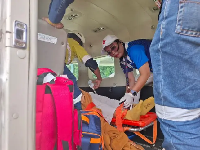 remote site medical evacuation Indonesia