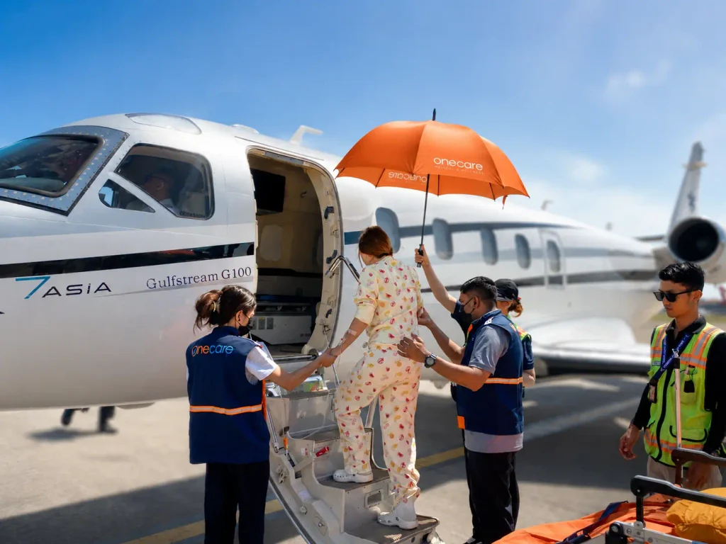 Medical evacuation in a remote area
