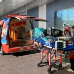 Medical evacuation Indonesia with ambulance patient transfer at a medical facility